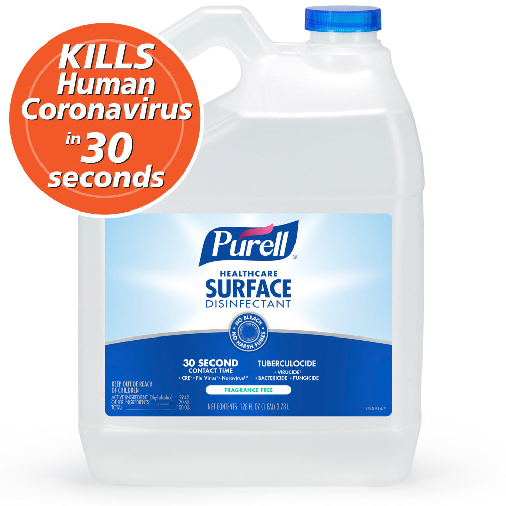 Purell Healthcare Surface Disinfectant Spray, 1 Gallon, Case Of 4