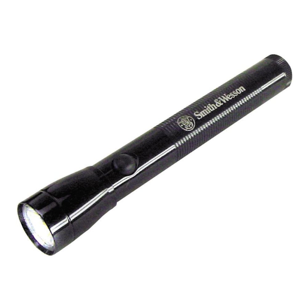 SKILCRAFT Smith & Wesson Aluminum AA Cell Flashlight, Black (AbilityOne 6230-01-513-2663)