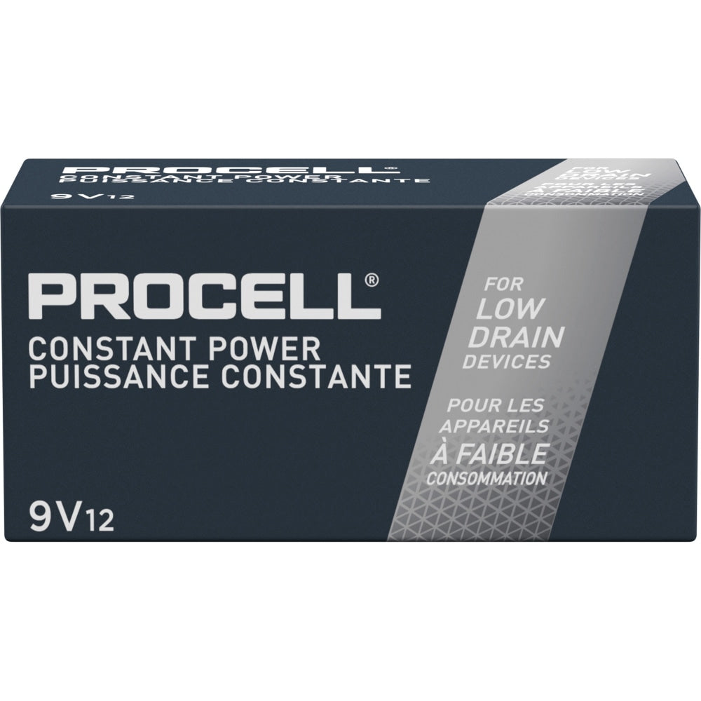 Duracell PROCELL Alkaline 9V Batteries, Pack Of 72 Batteries, DURPC1604BKDCT