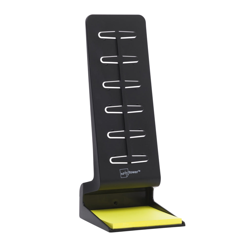 Note Tower Mini Desktop Organizer, Black