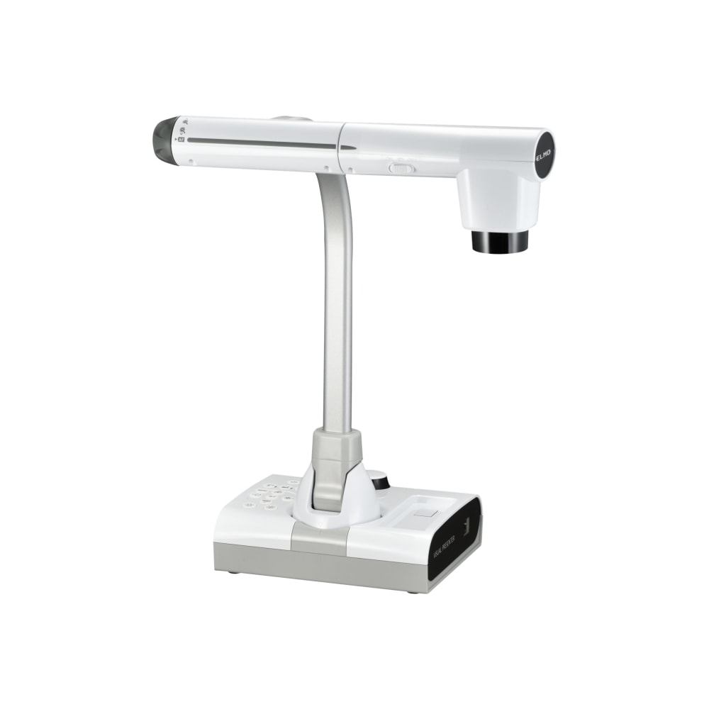 Elmo TT-12W STEM-CAM - Document camera - color - 3.4 MP - 1920 x 1080 - 720p, 1080p - motorized - 800 TVL - audio - wireless - RGB, HDMI - Wi-Fi - LAN 10/100 - USB 2.0 - DC 12 V