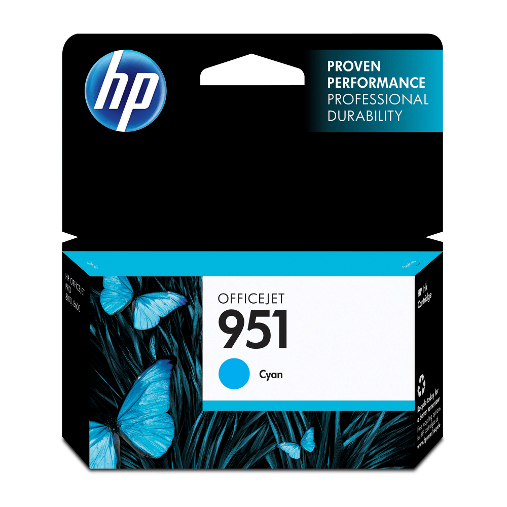 HP 951 Cyan Ink Cartridge, CN050AN