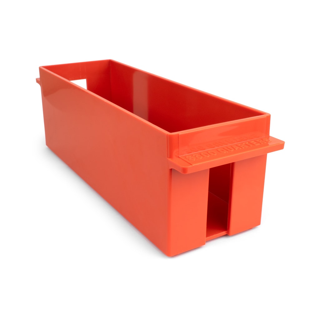 Control Group Extra-Capacity Coin Trays, Quarters, $300, Orange