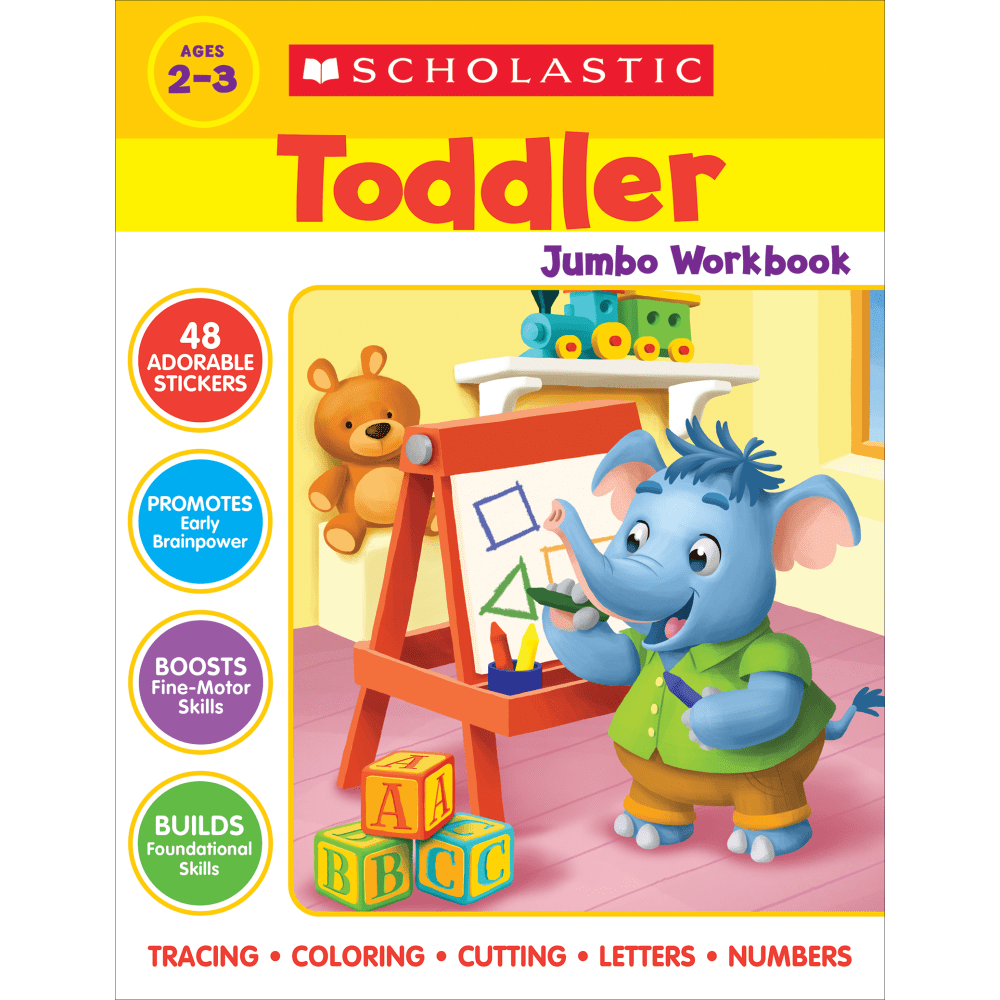 Scholastic Toddler Jumbo Workbook, Preschool