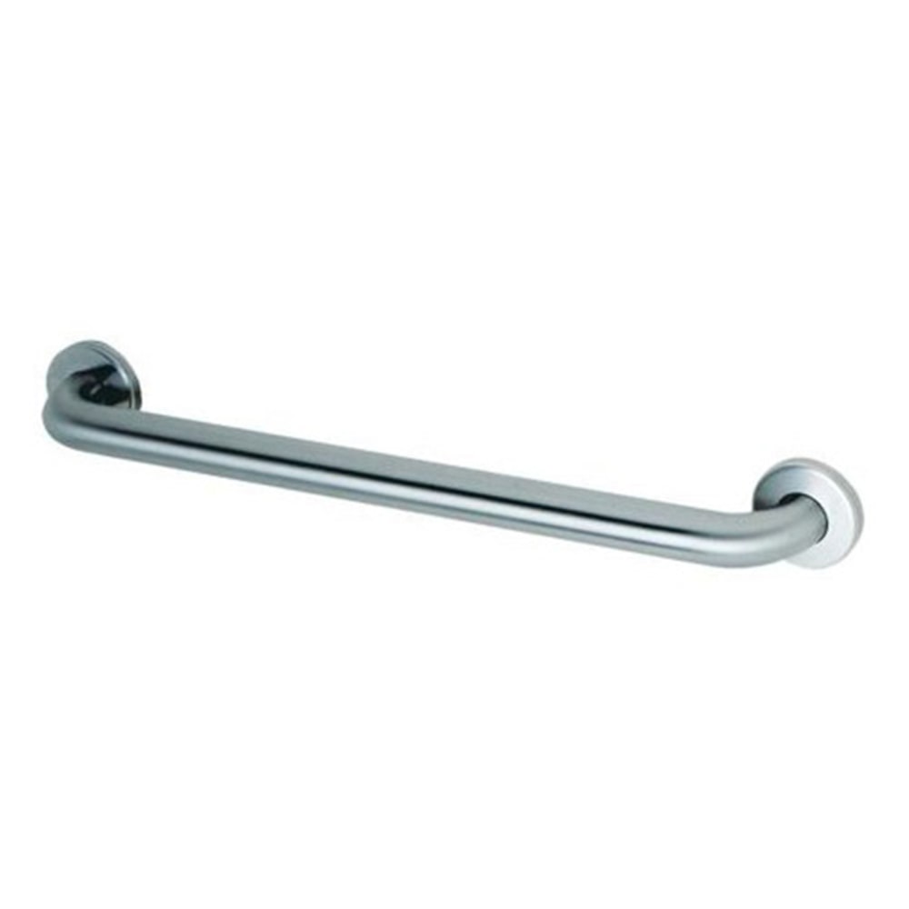 Bobrick Straight Stainless-Steel Grab Bar, 1-1/2in x 24in, Silver