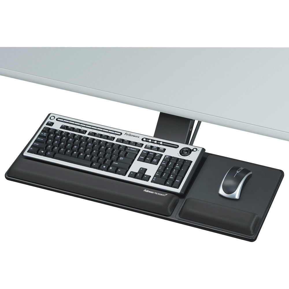 Fellowes Designer Suites Compact Keyboard Tray, Black