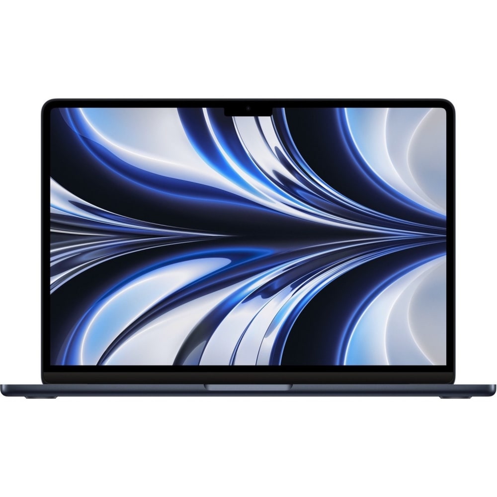 Apple MacBook Air Laptop, 13.6in Screen, Apple M2, 8GB Memory, 256GB Solid State Drive, Midnight, macOS Monterey, WiFi 6