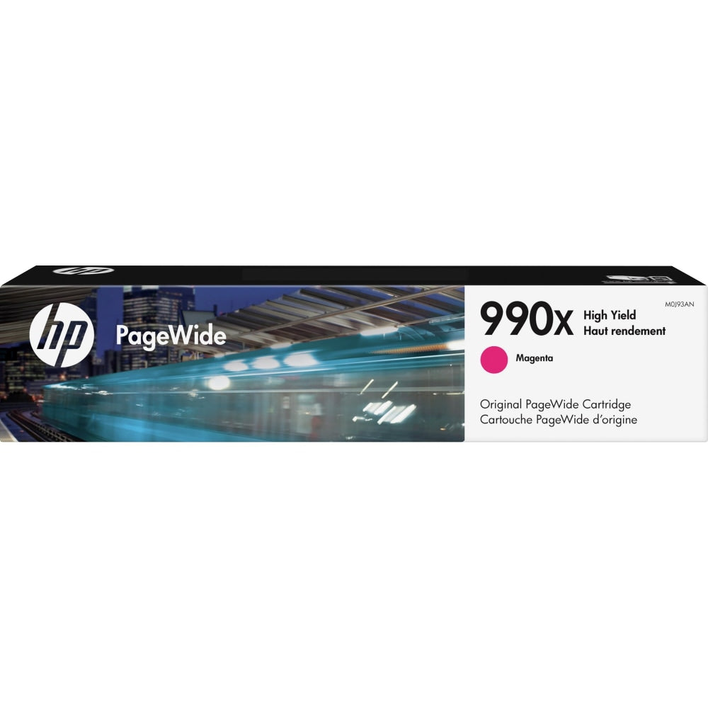 HP 990X PageWide Magenta High-Yield Ink Cartridge, M0J93AN