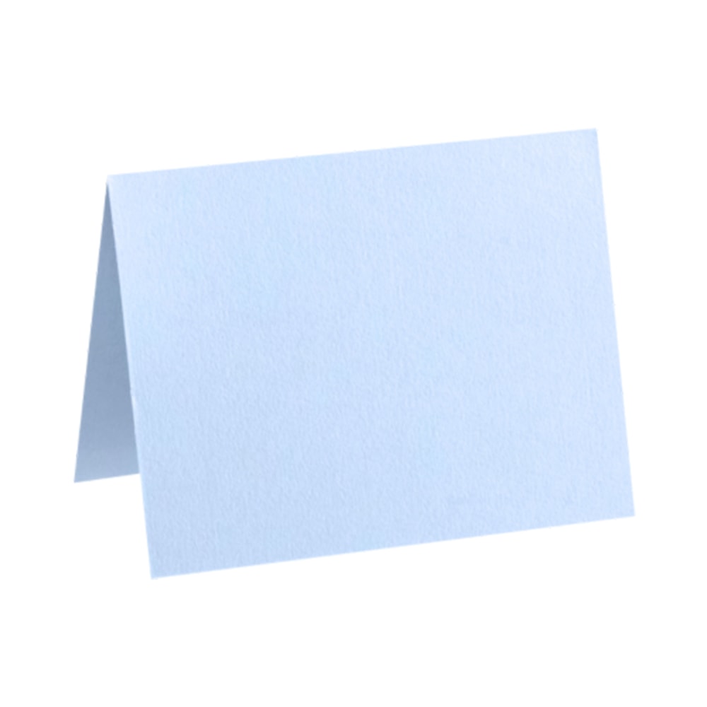 LUX Folded Cards, A6, 4 5/8in x 6 1/4in, Baby Blue, Pack Of 250