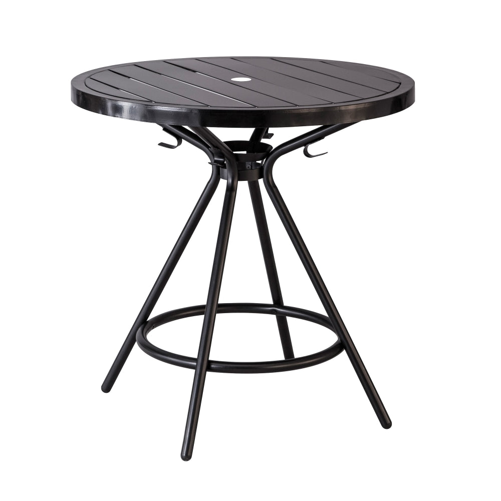 Safco CoGo Outdoor/Indoor Round Table, 30in Diameter, Black