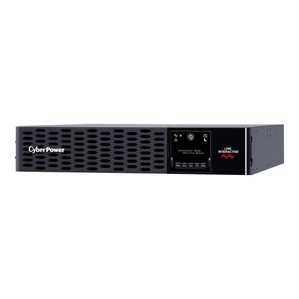 CyberPower Smart App Sinewave PR2200RTXL2UHVAN - UPS (rack-mountable / external) - AC 200-240 V - 2200 Watt - 2200 VA - 6 Ah - Ethernet 10/100, RS-232, USB - output connectors: 6 - active PFC - 2U - black