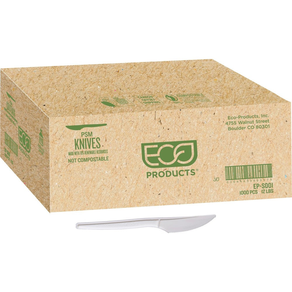 Eco-Products Plant Starch Knives, Cream, Pack Of 1,000