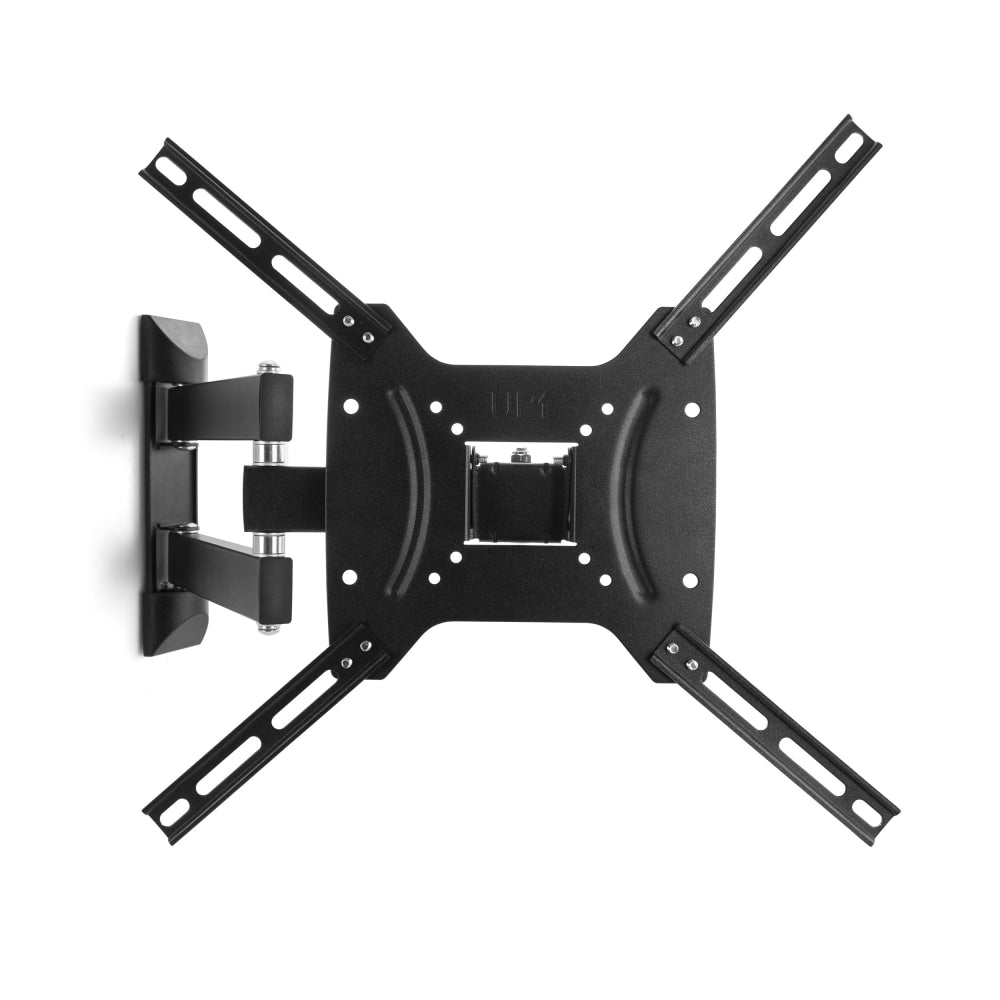 MegaMounts Full Motion Single-Stud Wall Mount For 26 - 55in TVs, 8.75inH x 8.68inW x 2.25inD, Black