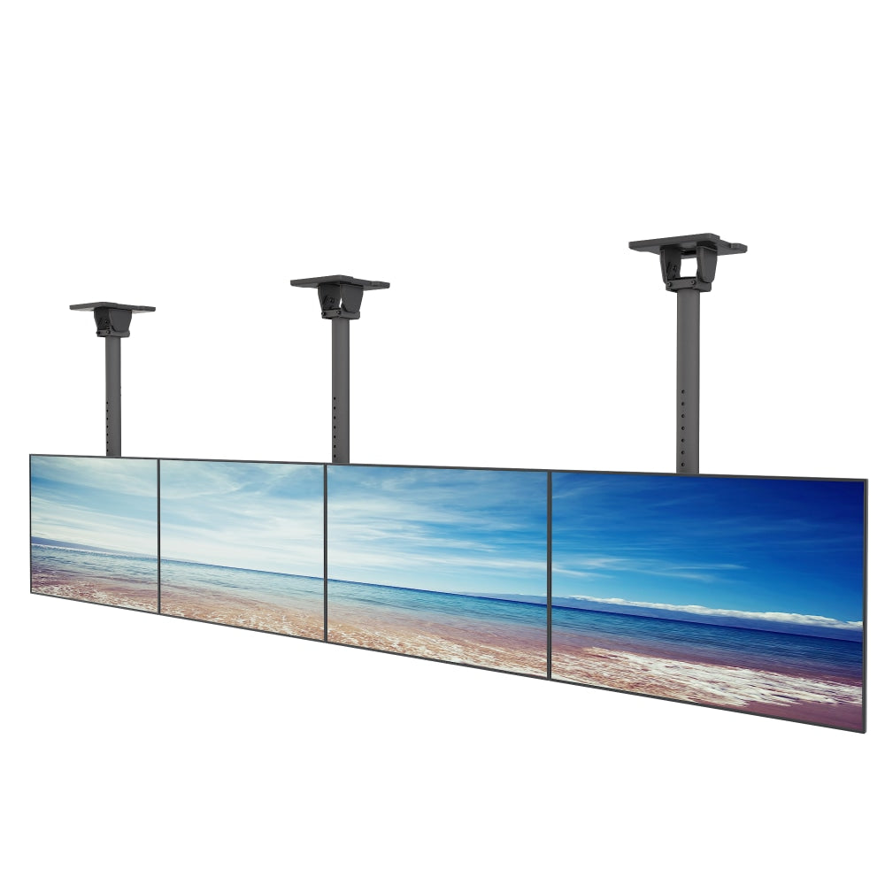 Kanto MBC411T Ceiling Mount for Menu Board, Digital Signage Display, Display Screen, TV - Height Adjustable - 4 Display(s) Supported - 40in to 60in Screen Support - 264 lb Load Capacity - 75 x 75, 600 x 400 - VESA Mount Compatible