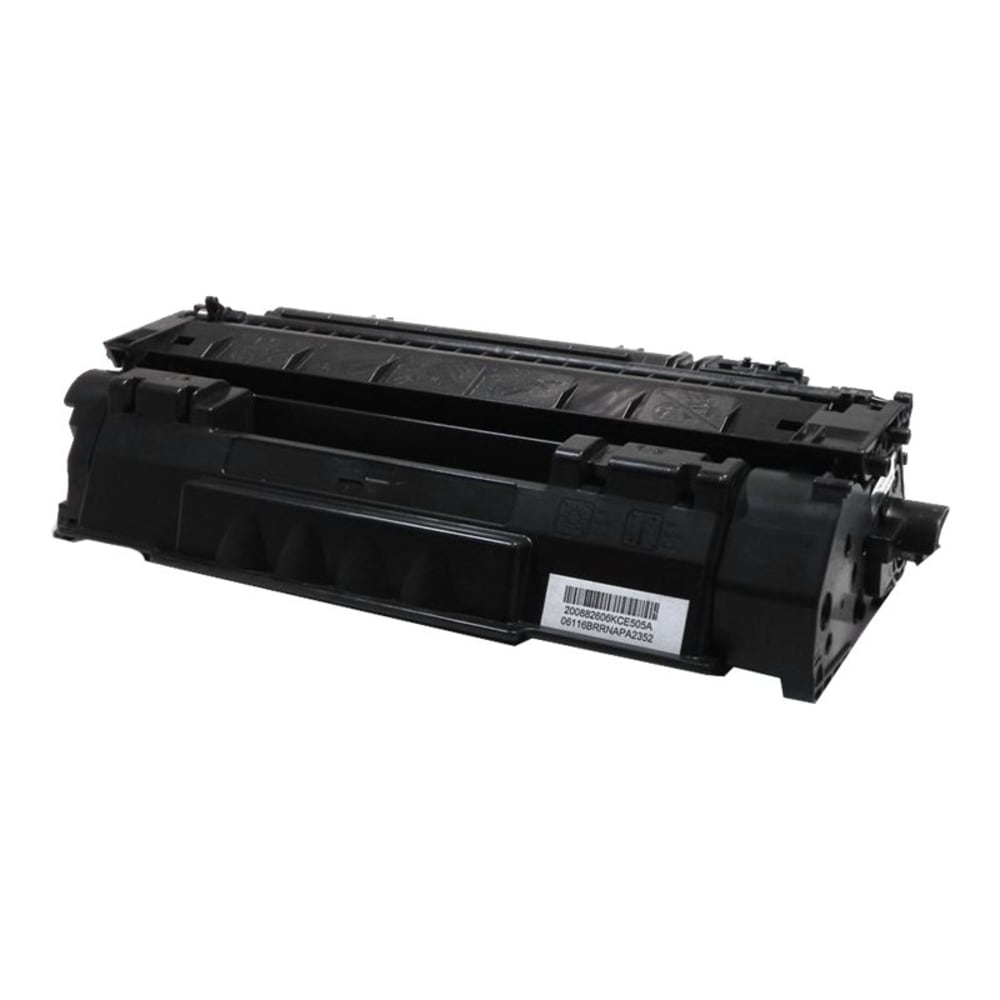 eReplacements Remanufactured Black Toner Cartridge Replacement For HP 05A, CE505A, CE505A-ER