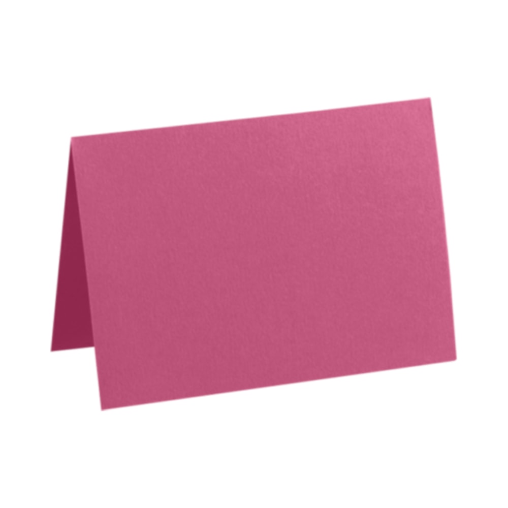 LUX Folded Cards, A7, 5 1/8in x 7in, Magenta, Pack Of 1,000