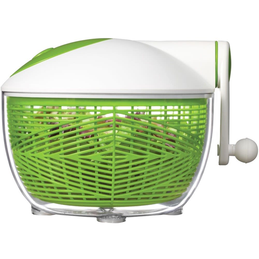 Starfrit Salad Spinner - Salad Spinner - Serving - Dishwasher Safe - Green/White