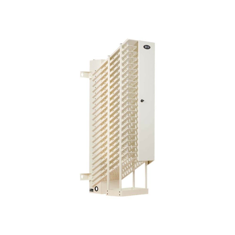 Tripp Lite AC Charging Station Tower 20-Device Open Frame Chromebooks White - Cart (charge only) - for 20 notebooks - lockable - white