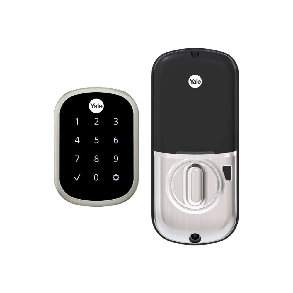 Yale Assure YRD256-NR-619 - Door lock - combination - touch keypad - satin nickel