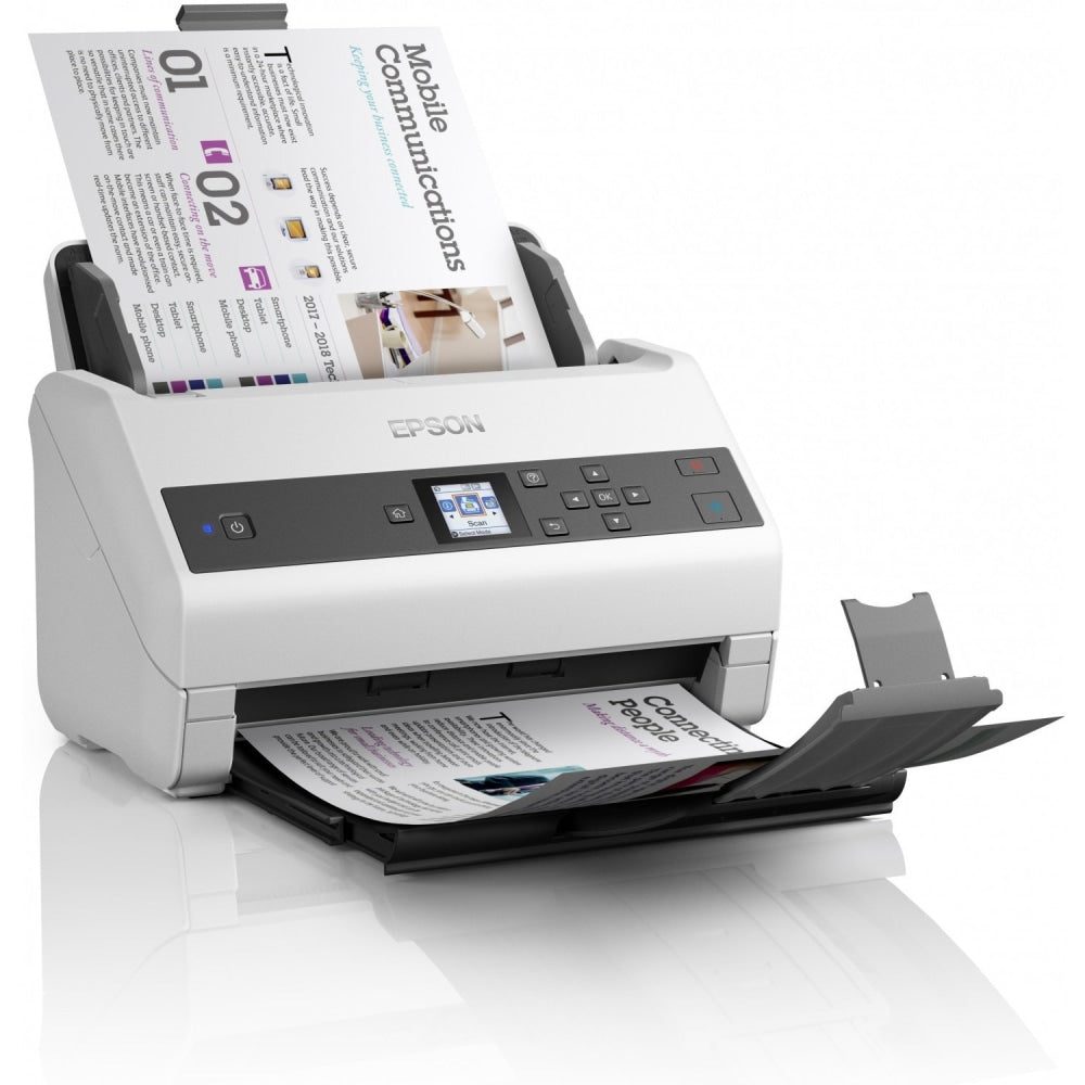 Epson WorkForce DS-870 Color Duplex Work Group Document Scanner, 8.5inH x 11.6inW x 8.3inD, B11B250201