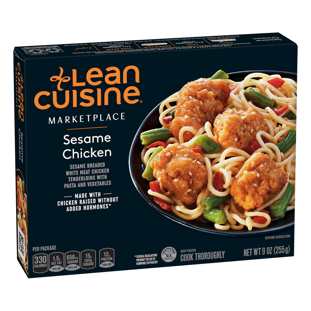 Lean Cuisine Marketplace Sesame Chicken, 9 Oz, Box Of 3 Meals