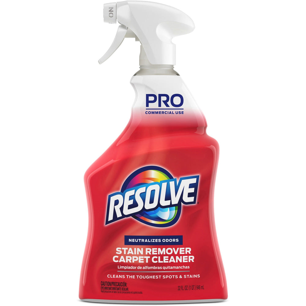 Resolve Professional Carpet Spot Cleaner, 32 Oz Bottle, Case Of 12