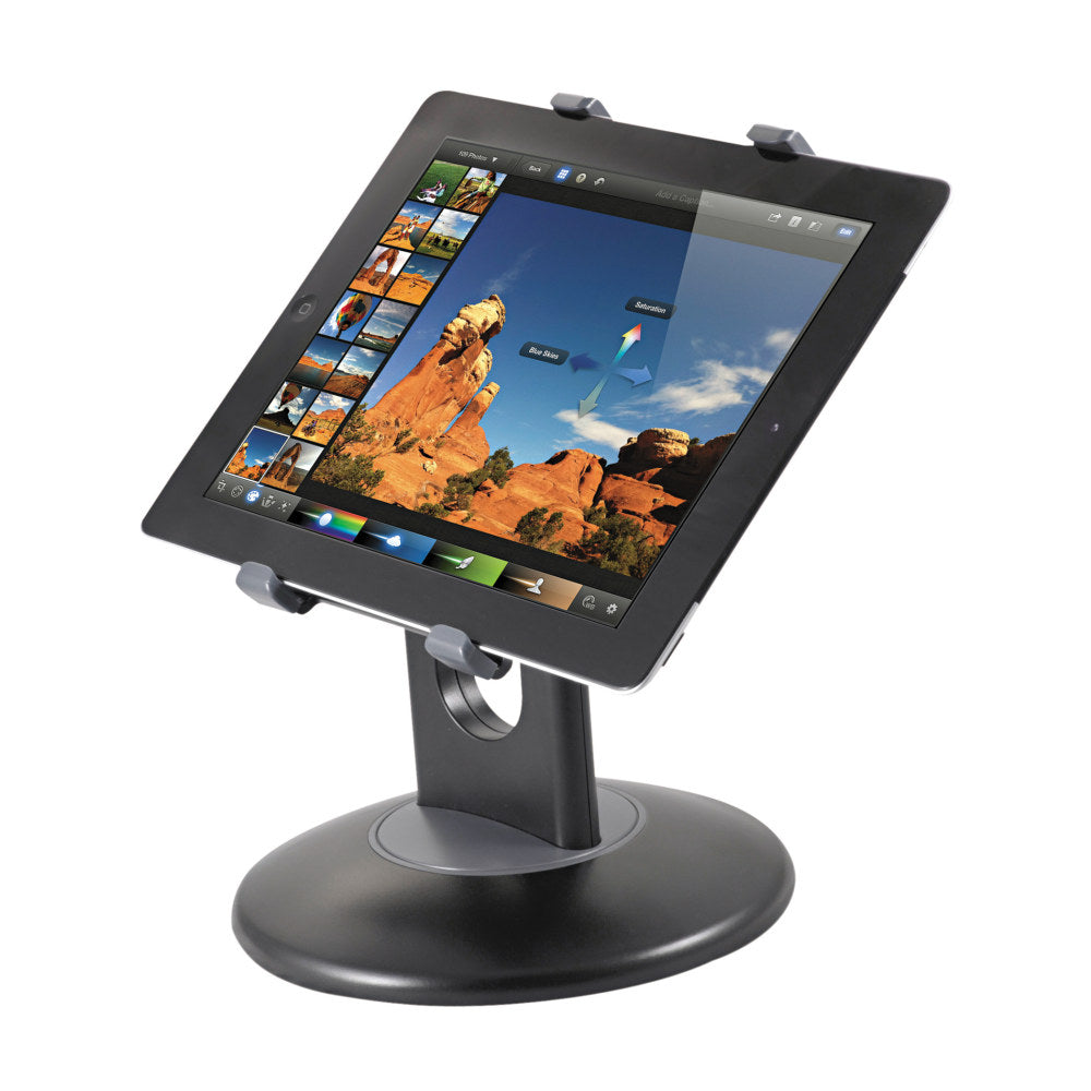 Kantek 7in-10in Tablet Stand - Horizontal, Vertical - 7.5in x 7.5in x 2.5in x - ABS Plastic - 1 Each - Black