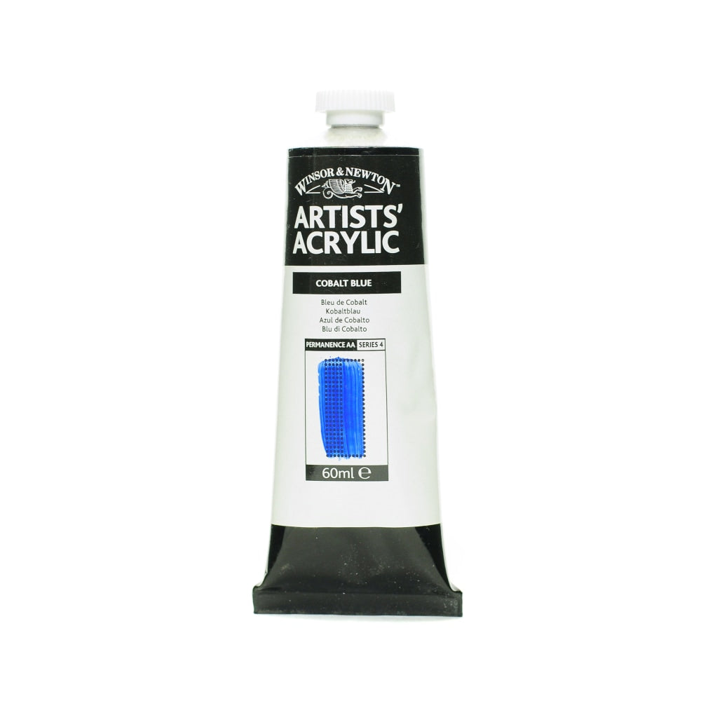 Winsor & Newton Professional Acrylic Colors, 60 mL, Cobalt Blue, 178