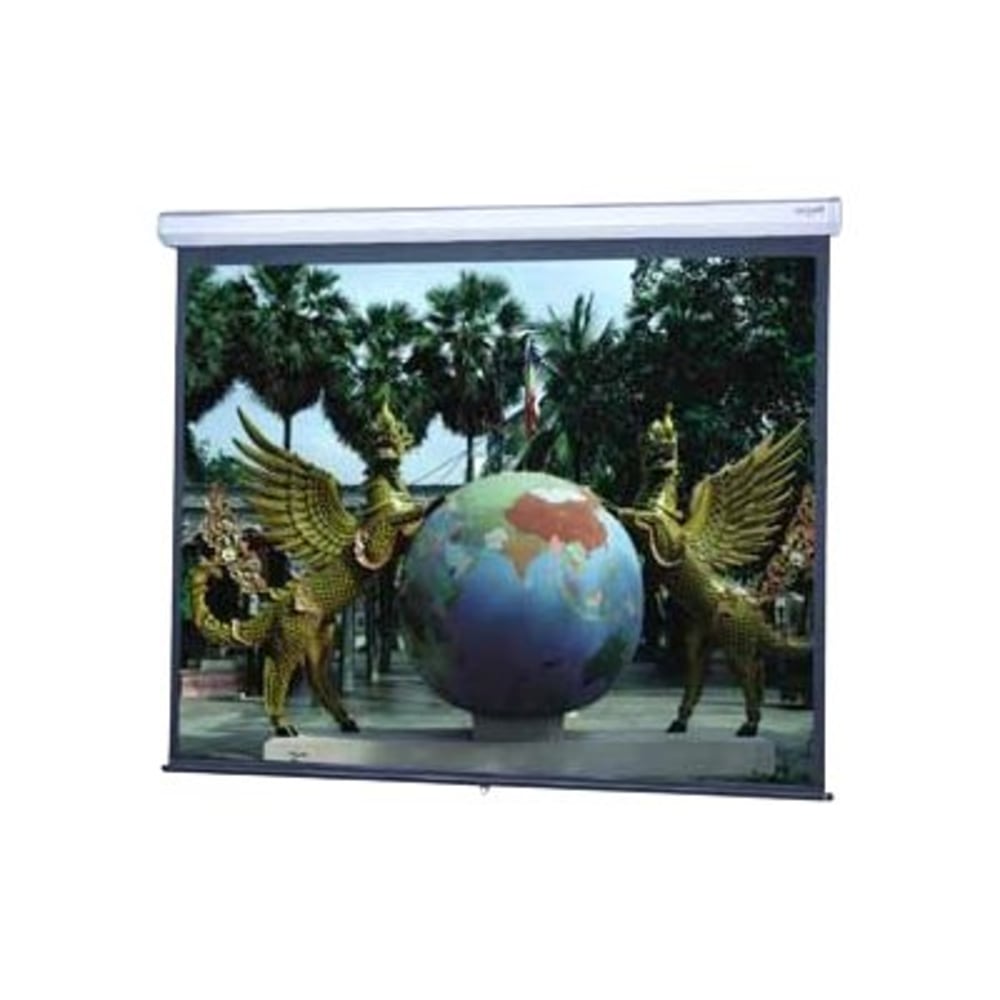 Da-Lite Model C with CSR Series Projection Screen - Wall or Ceiling Mounted Manual Screen - 92in Screen - Projection screen - ceiling mountable, wall mountable - 92in (92.1 in) - 16:9 - Matte White