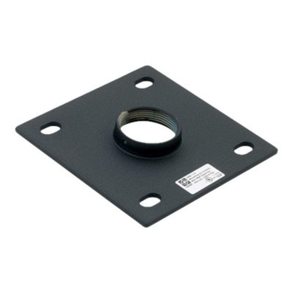 Chief 6in Ceiling Plate - Black - Mounting component (ceiling plate) - for projector - black