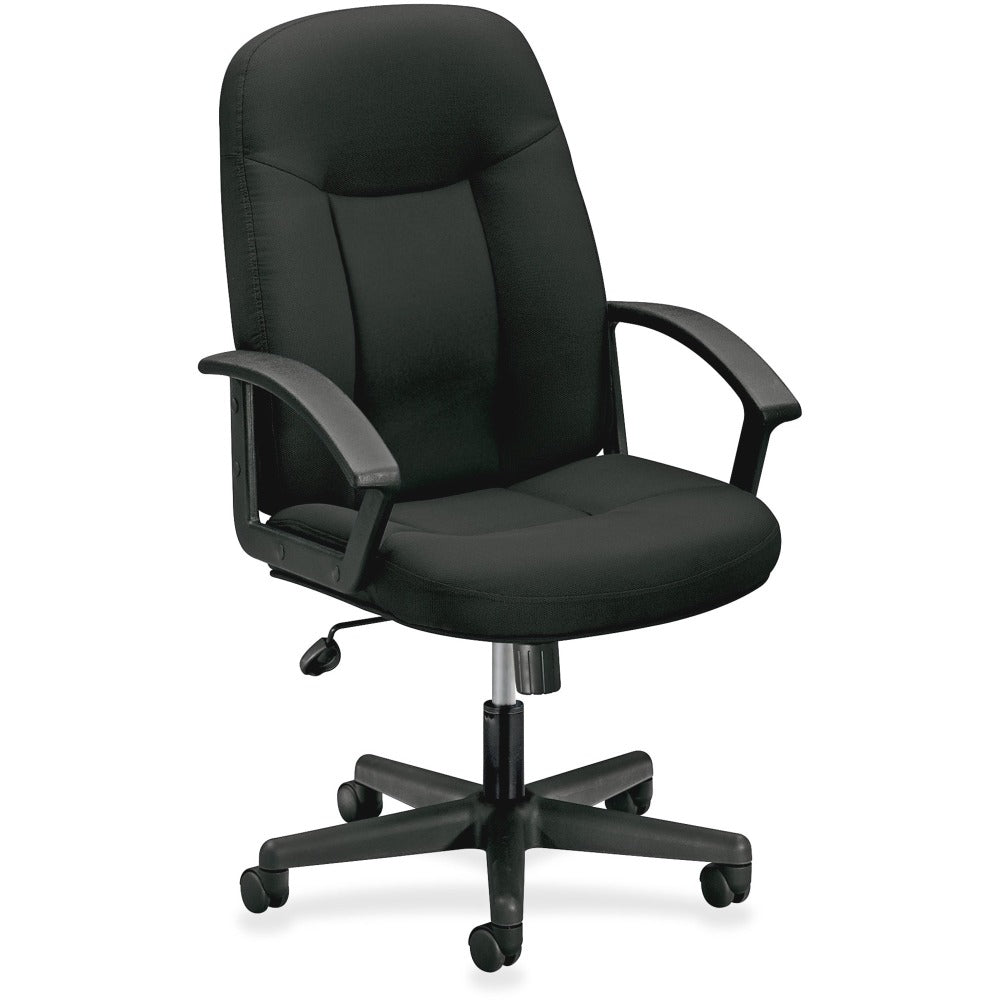 HON Basyx Ergonomic High-Back Executive Chair, Black