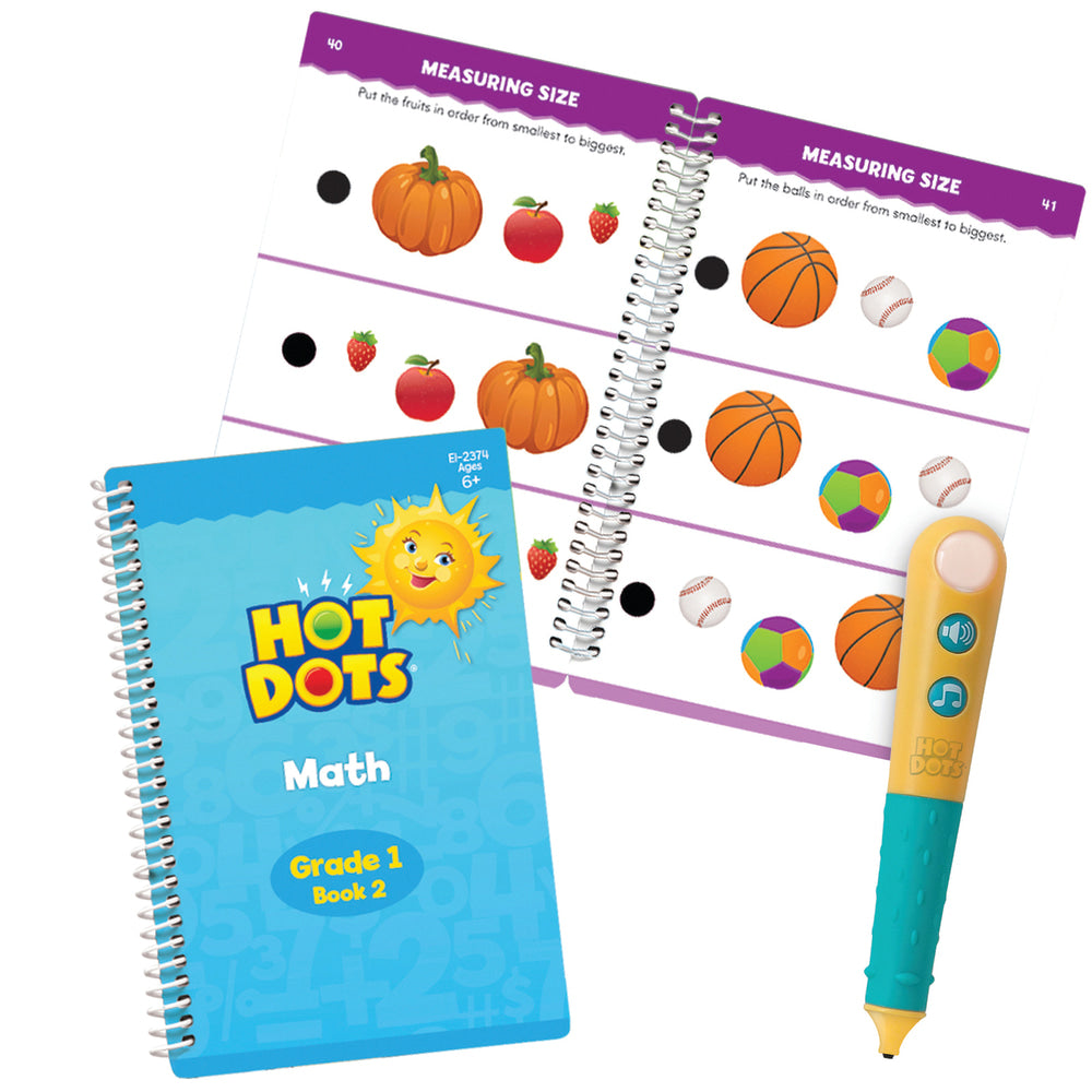 Educational Insights Hot Dots Lets Master Grade 1 Math