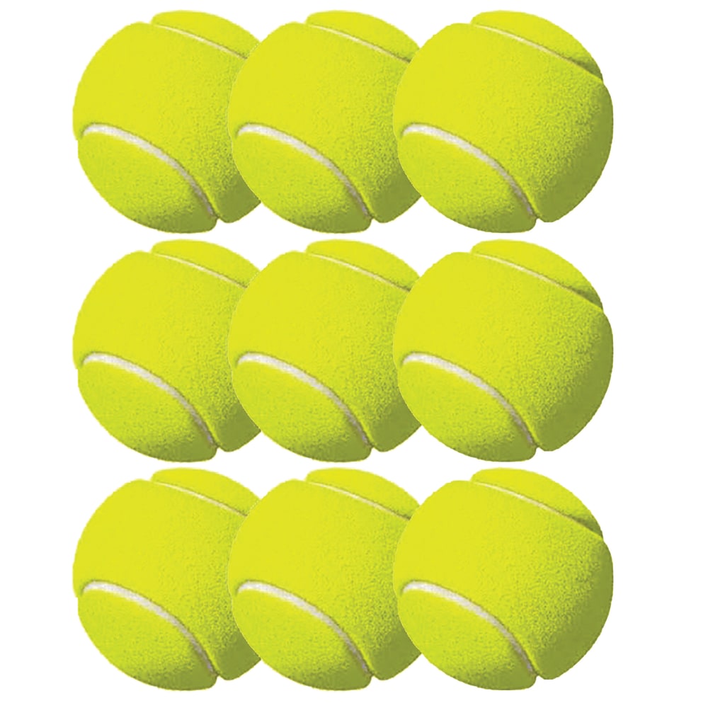 Champion Sports Tennis Balls, Yellow, 3 Balls Per Pack, Case Of 3 Packs