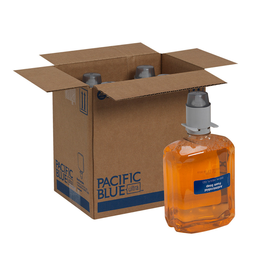 Pacific Blue Ultra by GP PRO Antimicrobial BZK Foam Hand Soap, Citrus, 4 Bottles Per Case