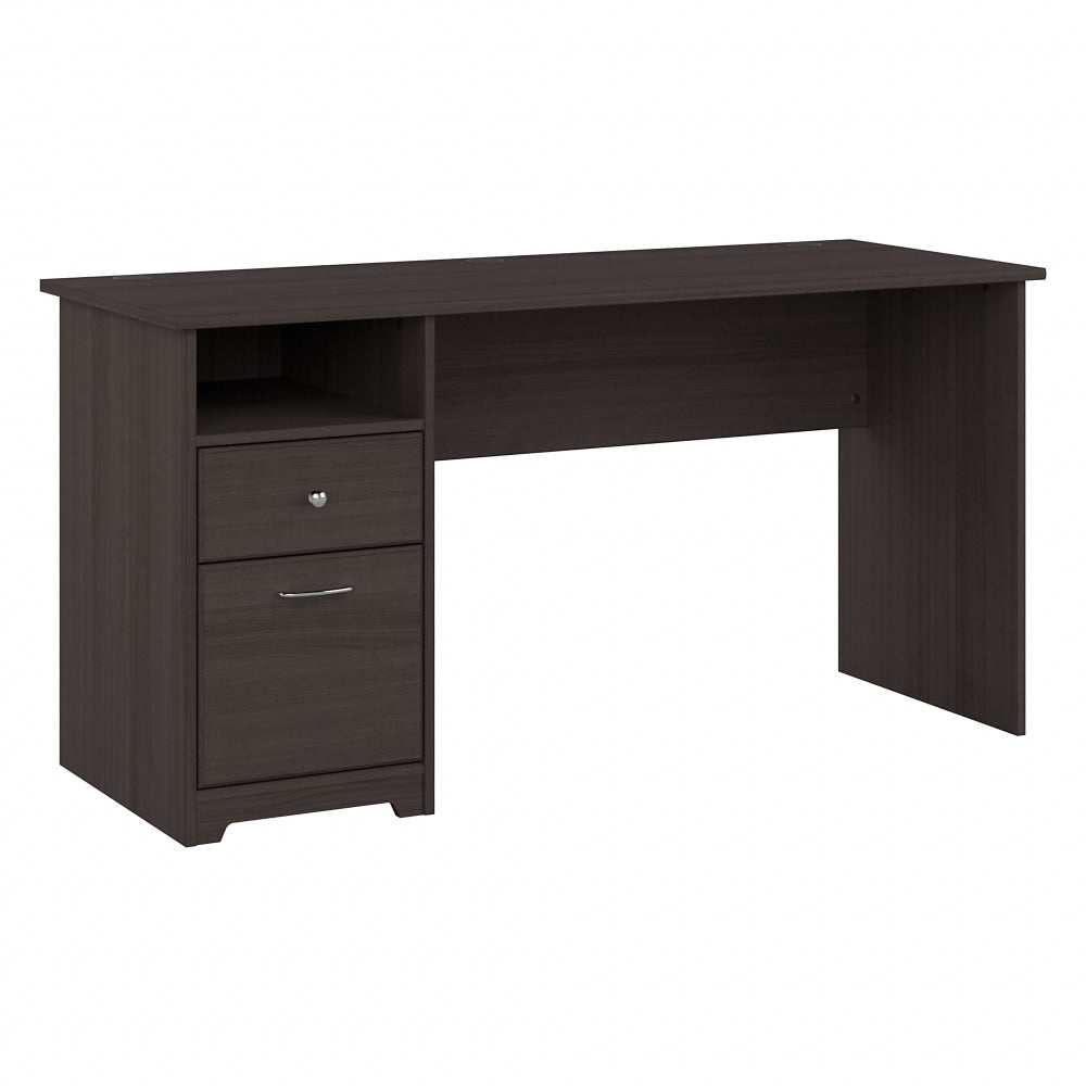 Bush Furniture Cabot 60inW Computer Desk With Drawers, Heather Gray, Standard Delivery