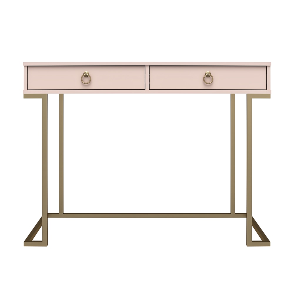 Ameriwood Home Camila 42inW Writing Desk, Pink