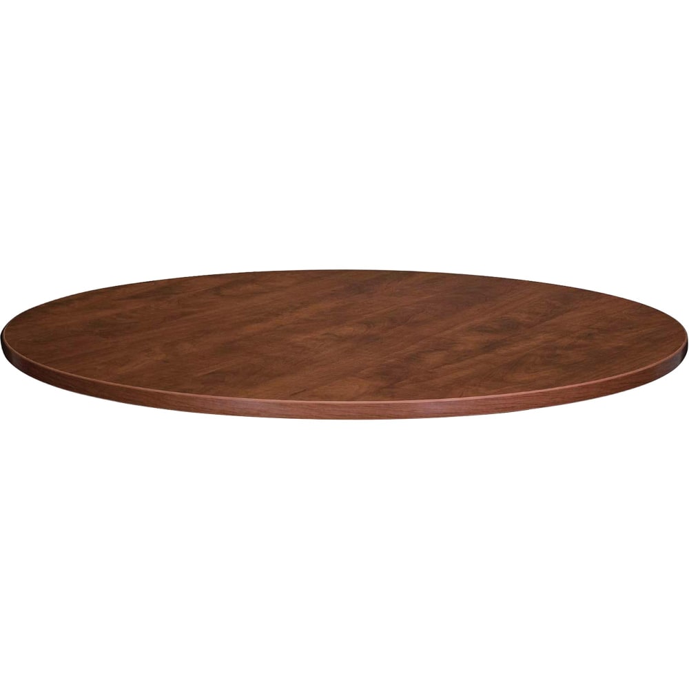 Lorell Essentials Round Table Top, 42inD, Cherry