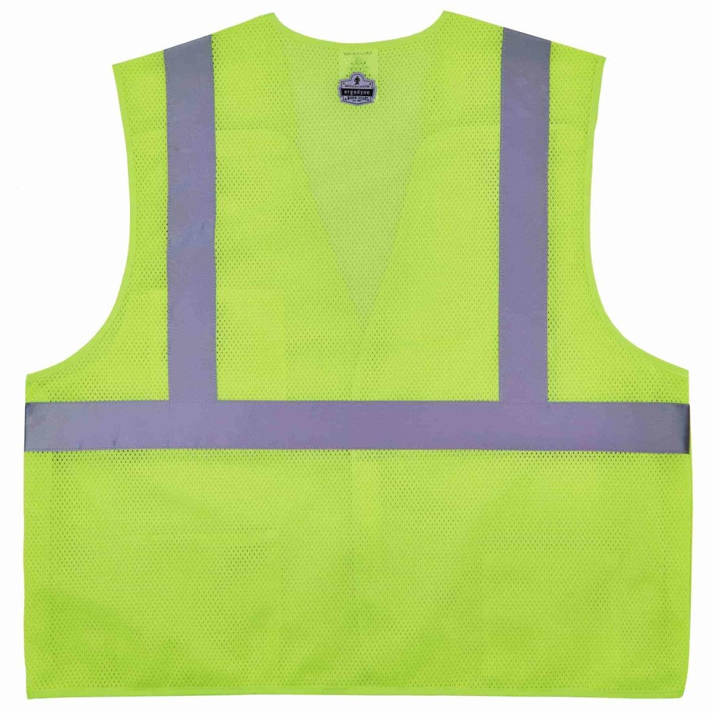 Ergodyne GloWear Safety Vest, Breakaway Hi-Vis 8217BA, Class 2, 2X/3X, Lime