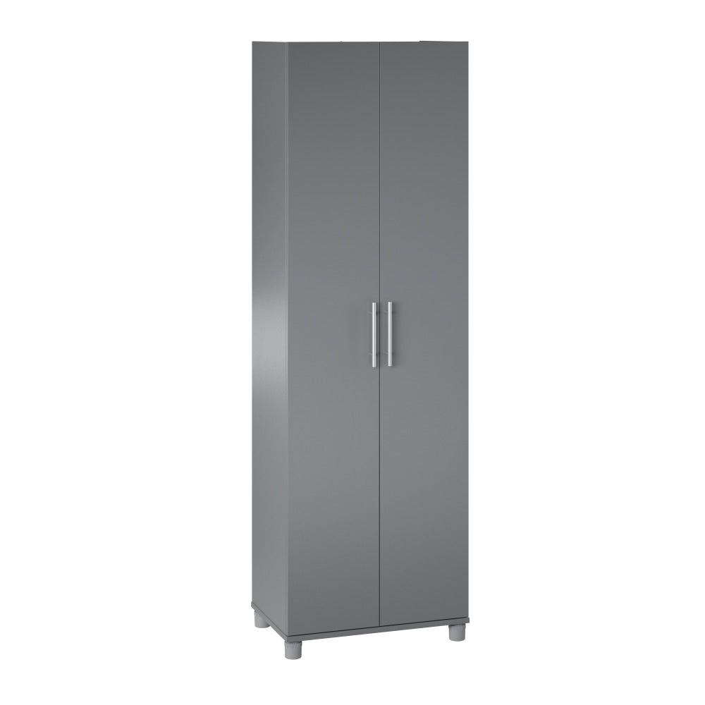 Ameriwood Home Camberly 24inW Utility Storage Cabinet, Gray