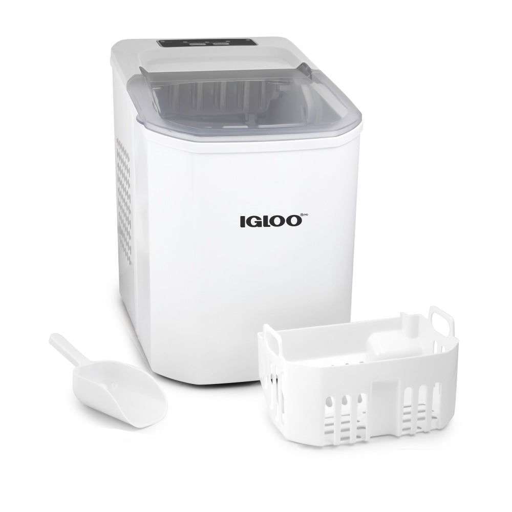 Igloo Automatic Self-Cleaning 26 Lb Ice Maker, White