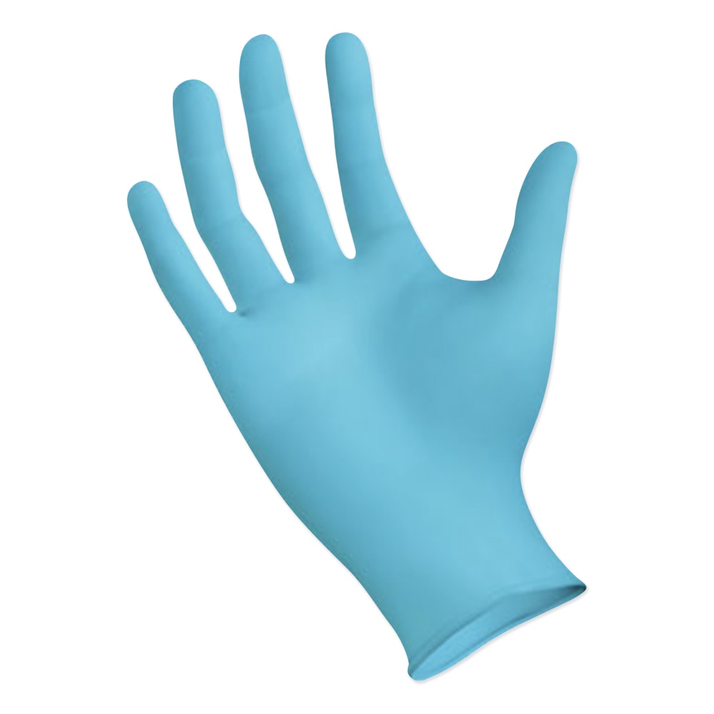 Boardwalk Disposable General-Purpose Powder-Free Nitrile Gloves, X-Large, Blue, 4mil, Box Of 100 Gloves