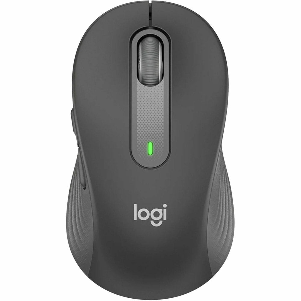 Logitech Signature M650 L for Business (Graphite) - Brown Box - Wireless - Bluetooth/Radio Frequency - Graphite - USB - 4000 dpi - Scroll Wheel - 5 Button(s) - Large Hand/Palm Size - Right-handed