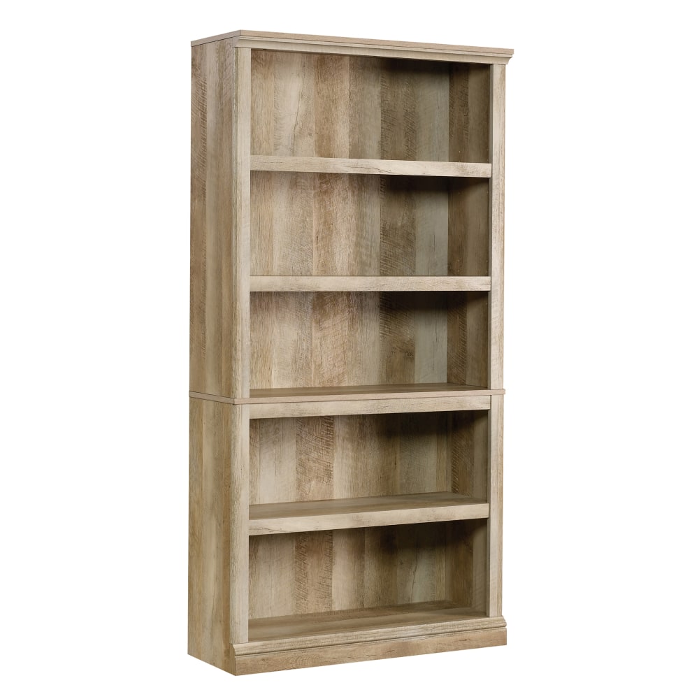 Sauder Select 70inH 5-Shelf Bookcase, Lintel Oak