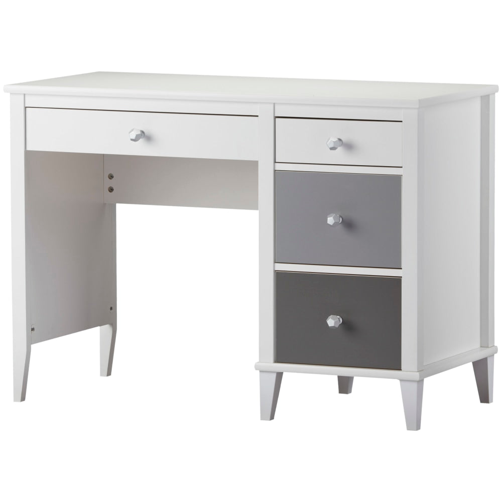 Ameriwood Home Monarch Hill Poppy 42inW Kids Computer Desk, White/Gray