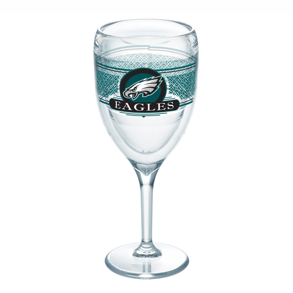 Tervis NFL Select Wine Glass, 9 Oz, Philadelphia Eagles