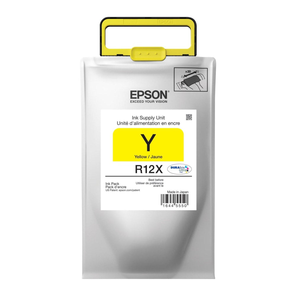 Epson R12X DuraBrite Yellow Ultra-High-Yield Ink Cartridge, TR12X420