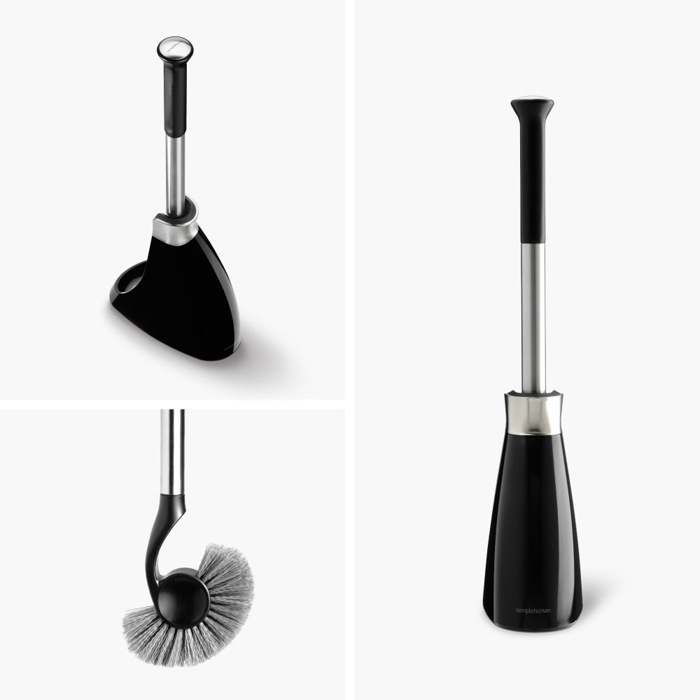 simplehuman Slim Toilet Brush, Black