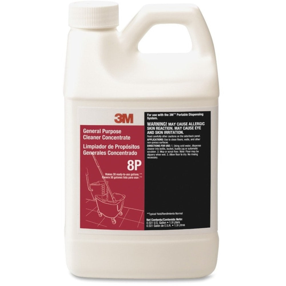 3M 8P General-Purpose Cleaner Concentrate, 64.2 Oz Bottle