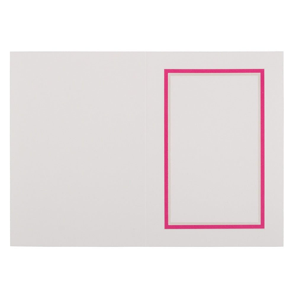 JAM Paper Small Stationery Set, Pink/White, Set Of 100 Cards And 100 Envelopes