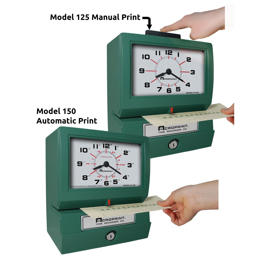 Acroprint 150NR4 Heavy-Duty Time Recorder